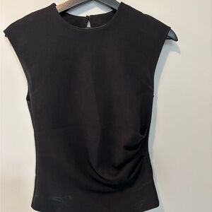 Zara - Elegant Black Sleeveless Top